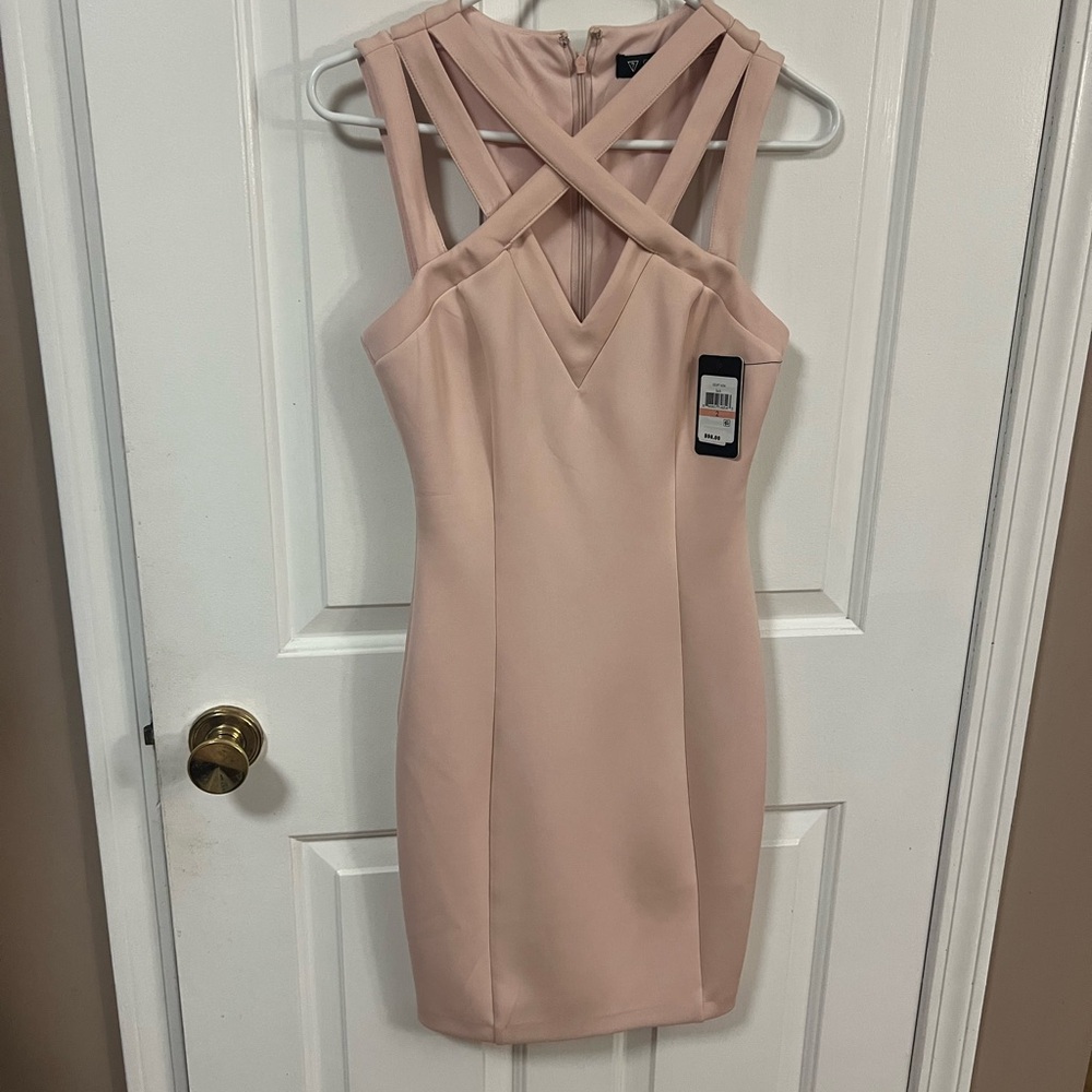 Guess Blush Bodycon Dress size 2 NWT